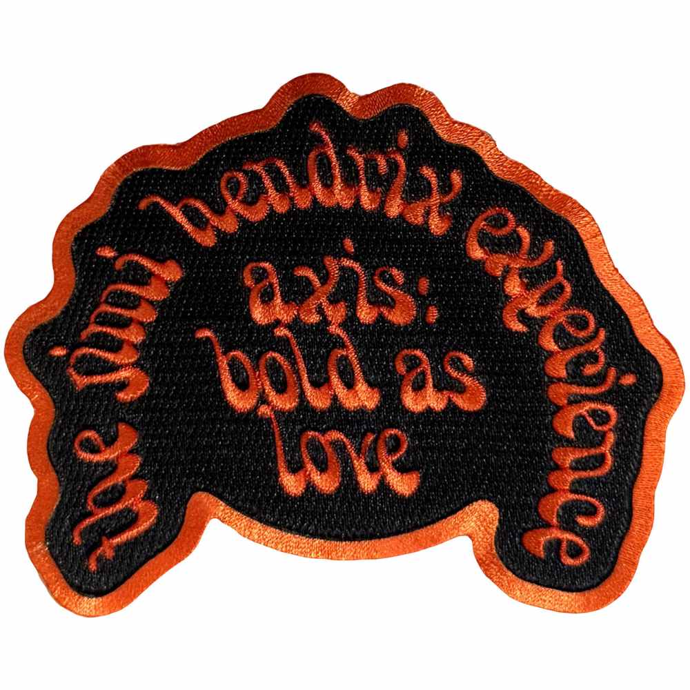 Jimi Hendrix - Axis Patch - Schwarz/Orange